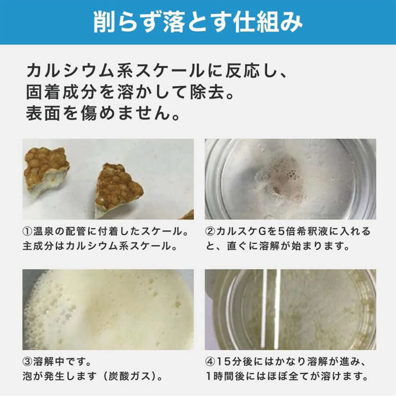 カルシウムスケール溶解剤　カルスケG
