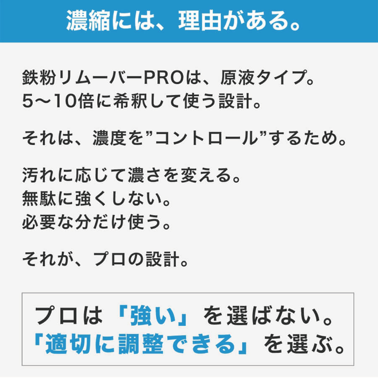 鉄粉リムーバーPRO　腐食防止剤を配合した錆取り還元剤（鉄粉除去剤）